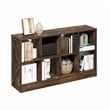 Pemberly Row Farmhouse 8-Cube Display Bookcase in Bookshelf in Amber Pine