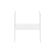 Pemberly Row Contemporary H-Shelf Cube Organizer Insert in White