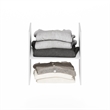 Pemberly Row Contemporary H-Shelf Cube Organizer Insert in White