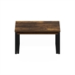 Pemberly Row Stackable Kitchen Counter Shelves in Set of 2 Amber Pine