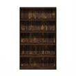 Pemberly Row 5-Tier Bookcase in Bookshelf in 31.5-inch Wide in Amber Pine