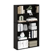 Pemberly Row 5-Tier Bookcase in Bookshelf in 31.5-inch Wide in Espresso
