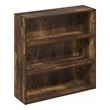 Pemberly Row 3-Tier Bookcase in Bookshelf in 31.5-inch Wide in Amber Pine