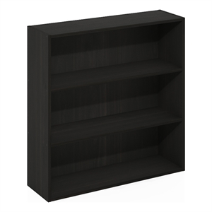 Pemberly Row 3-Tier Bookcase in Bookshelf in 31.5-inch Wide in Espresso