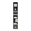 Pemberly Row Contemporary 8-Tier Open Shelf Bookcase in Blackwood