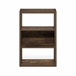 Pemberly Row 3-Tier Open Shelf Bookcase in Bookshelf in Amber Pine