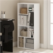 Pemberly Row 7-Cube Irregular Cubes Storage Bookcase/Bookshelf White