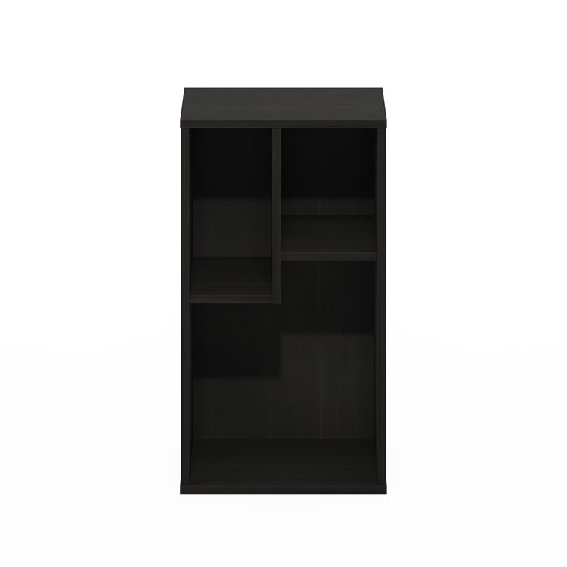 Pemberly Row 3-Cube Irregular Cubes Storage Bookcase/Bookshelf Espresso