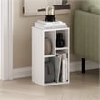Pemberly Row 3-Cube Irregular Cubes Storage Bookcase/Bookshelf White