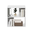 Pemberly Row 4-Cube Irregular Cubes Storage Bookcase/Bookshelf White