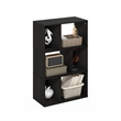 Pemberly Row 6-Cube Irregular Cubes Storage Bookcase/Bookshelf Espresso