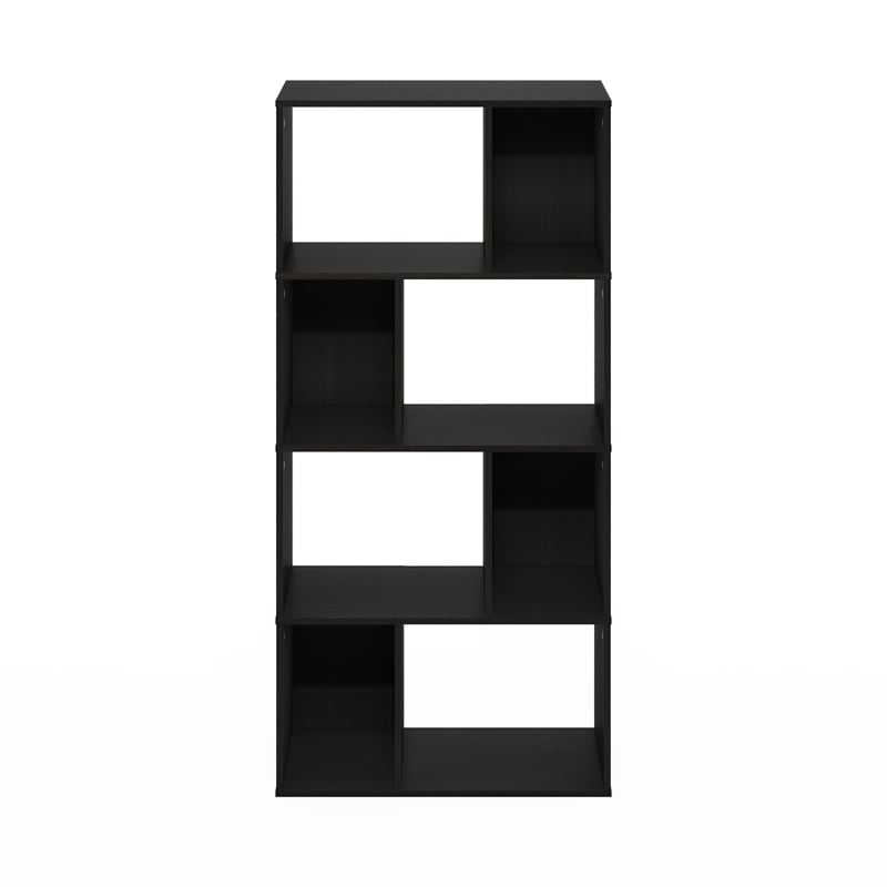 Pemberly Row 8-Cube Irregular Cubes Storage Bookcase/Bookshelf Espresso