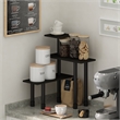 Pemberly Row Turn-N-Tube 3-Tier Multipurpose Corner Countertop Espresso/Black