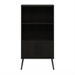 Pemberly Row Mid-Century Accent Cabinet with Wood Legs in Espresso