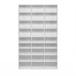 Pemberley Row Composite Wood White Media Storage Tower Rectangular Adjustable 7.09