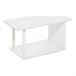 Pemberly Row Contemporary Living Coffee Table in White Finish