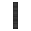 Pemberly Row Contemporary 6-Tier Open Shelf Bookcase in Blackwood