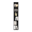 Pemberly Row Contemporary 6-Tier Open Shelf Bookcase in Blackwood