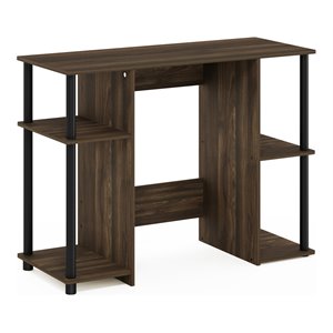 Pemberly Row Engineered Wood Compact Computer/Study Desk in Columbia Walnut