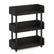 Pemberly Row Turn-N-Tube 3-Tier Freestanding Multipurpose Espresso Display Rack