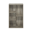 Pemberly Row Contemporary 5-Cube Reversible Open Shelf in French Oak