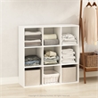 Pemberly Row Cubic Multipurpose Clothing & Closet Storage Organizer Shelf White
