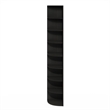 Pemberly Row 8-Tier Corner Shelf Bookcase in Bookshelf in Espresso