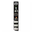 Pemberly Row 8-Tier Corner Shelf Bookcase in Bookshelf in Espresso