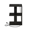 Pemberly Row Sofa End Table with USB Type-C Charging Port in Espresso