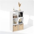 Pemberly Row Cubic Storage Cabinet in Bookcase in Bookshelf in 6-Cube in White