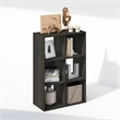 Pemberly Row Cubic Storage Cabinet in Bookcase in Bookshelf in 6-Cube Espresso