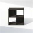 Pemberly Row Cubic Storage Cabinet in Bookcase in Bookshelf in 4-Cube Espresso