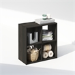 Pemberly Row Cubic Storage Cabinet in Bookcase in Bookshelf in 4-Cube Espresso