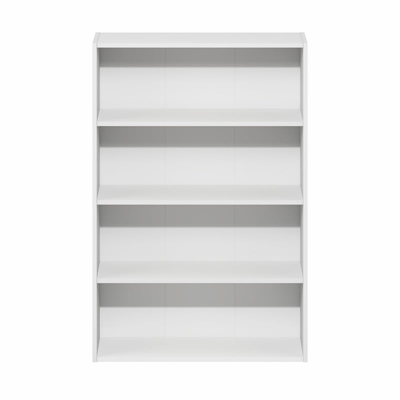 Pemberly Row 4-Tier Open Shelf Bookcase 6x24x35-inches in White