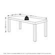 Pemberly Row Contemporary Coffee Table for Living Room in Amber Pine