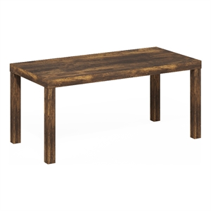 Pemberly Row Contemporary Coffee Table for Living Room in Amber Pine