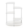 Pemberly Row 4-Tier Indoor Outdoor Potted Plant Stand White/Virgin White
