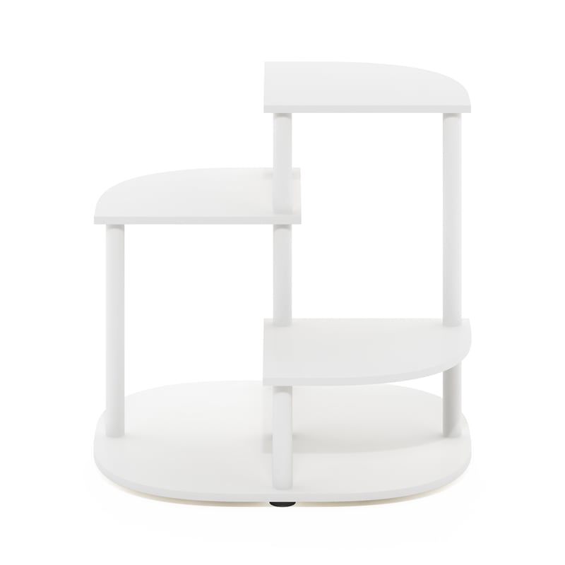Pemberly Row 3-Tier Indoor Outdoor Potted Plant Stand White/Virgin White