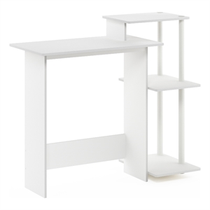 Pemberly Row Contemporary Laptop/Notebook/Computer Desk in White