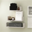 Pemberly Row Bedroom Decor Wall Mounted Floating Display Shelves in Set of 3