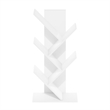 Pemberly Row Bookshelf 5-Tier Floor Standing Bookcase in White