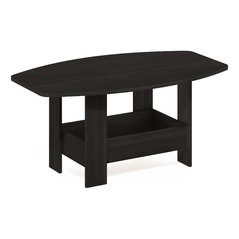 Pemberly Row Coffee Table with Storage Compartment in Espresso
