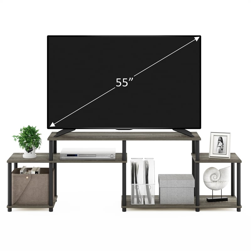 Pemberly Row Turn-N-Tube Handel TV Stand for TV up to 55