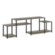 Pemberly Row Turn-N-Tube Handel TV Stand for TV up to 55