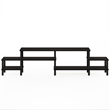 Pemberly Row Turn-N-Tube Entertainment Center for TV up to 60 Espresso/Black