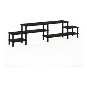 Pemberly Row Turn-N-Tube Entertainment Center for TV up to 60 Espresso/Black