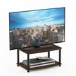 Pemberly Row Turn-N-Tube Wood Elevated TV Stand for TV up to 25