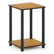 Pemberly Row Turn-N-Tube Haydn End Table in Light Cherry/Black