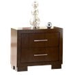 Pemberly Row Set of 2 Wood 2-Drawer Nightstand & 6-Drawer Dresser in Cappuccino