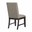 Pemberly Row Traditional Dining Room Side Chair in Wire Brushed Brown (Set of 2)